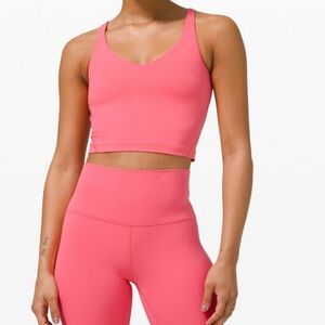 Guava pink lululemon align set size 4